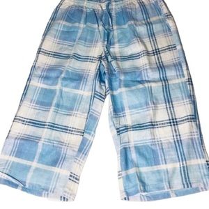 Woman Within 32W Linen Blend Capri Pants